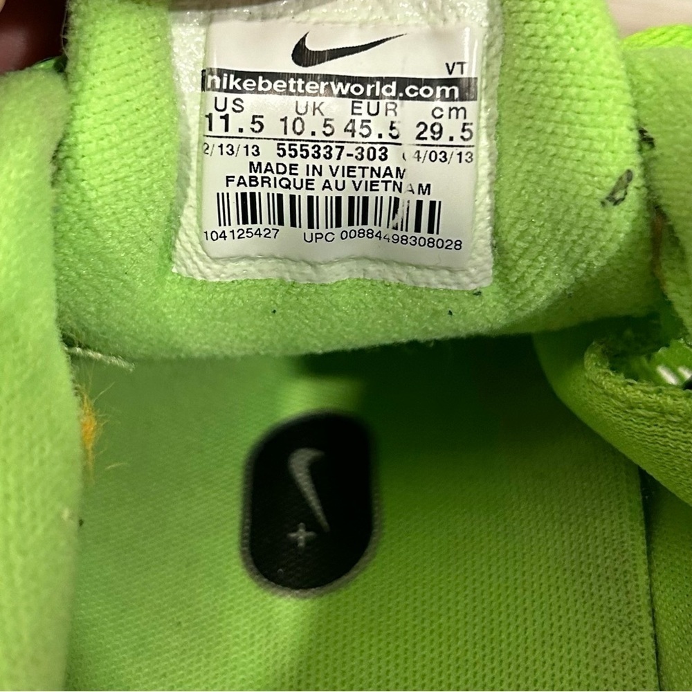 Nike Lunar Eclipse 3 Running Athletic Shoes Neon Reflective Men’s Size 11.5 - Picture 4 of 9